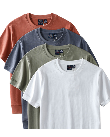 HEAVYWEIGHT RIBBED HEM T‑SHIRTS W1457