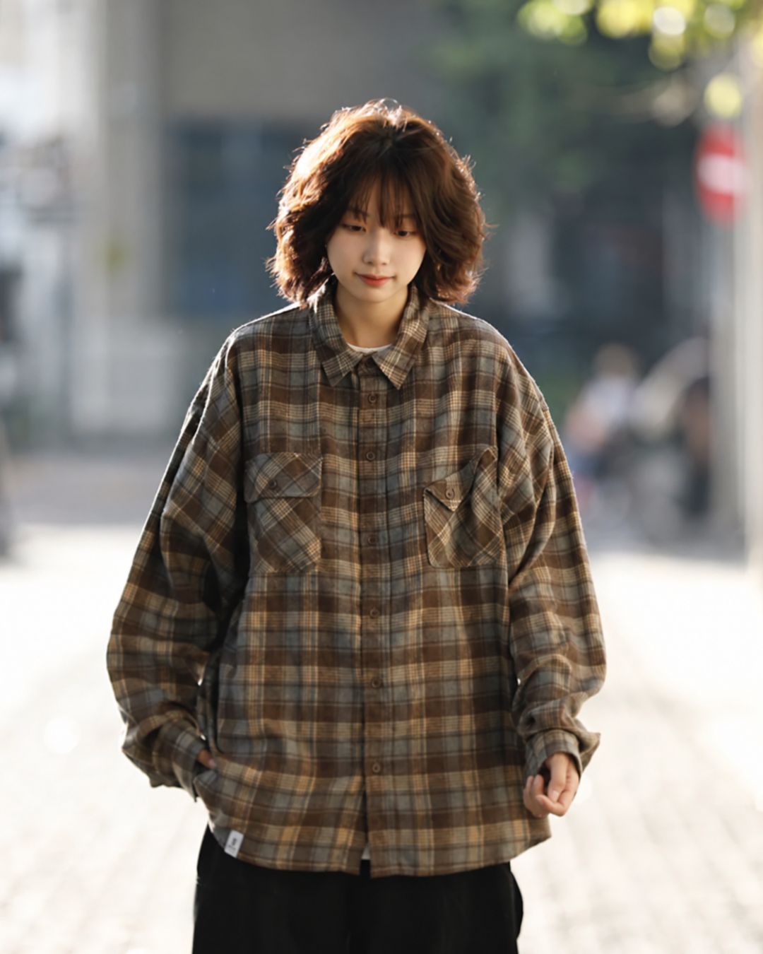 CHECK FLANNEL SHIRTS W1856