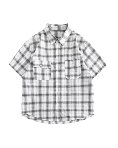 COTTON TOUCH PLAID SHIRTS W1461