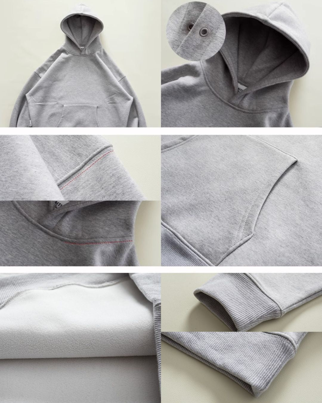 HEAVYWEIGHT DOUBLE-LAYER HOODIE W1472