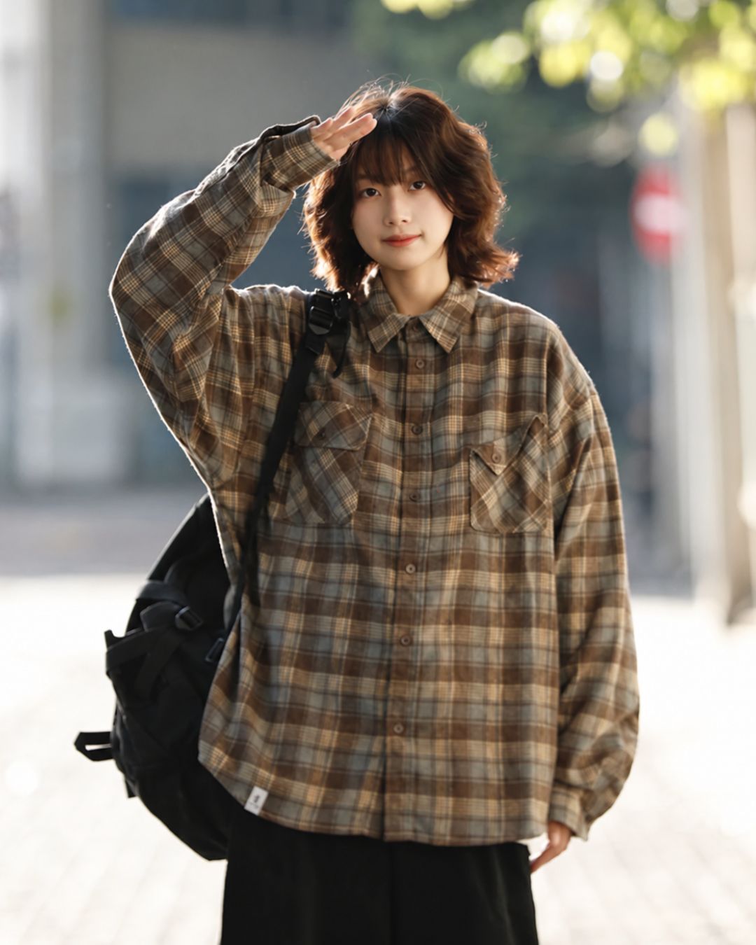 CHECK FLANNEL SHIRTS W1856