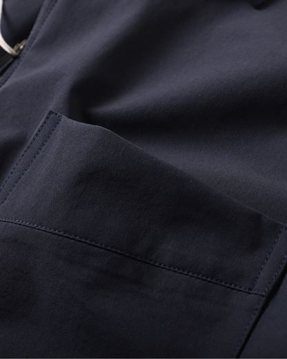 NYLON STRETCH ZIP-UP T‑SHIRTS W1458
