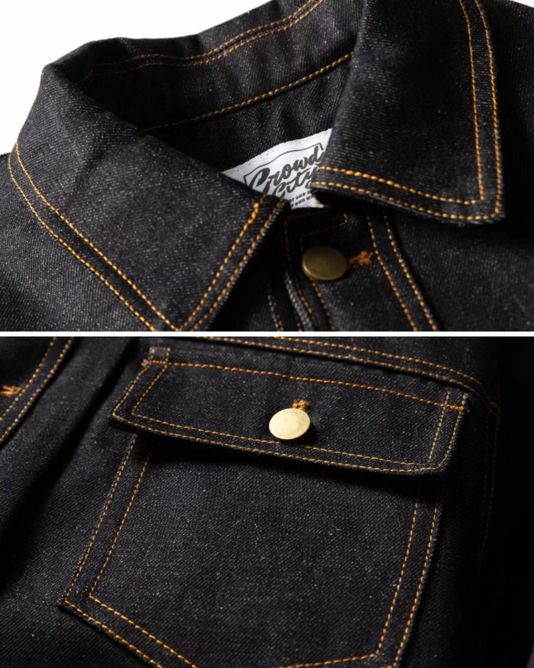 DENIM STITCH JACKET W1578