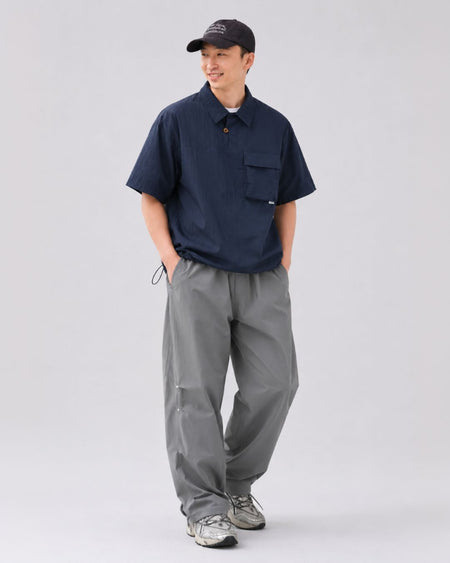 WIDE TUCK BALLOON PANTS W1639