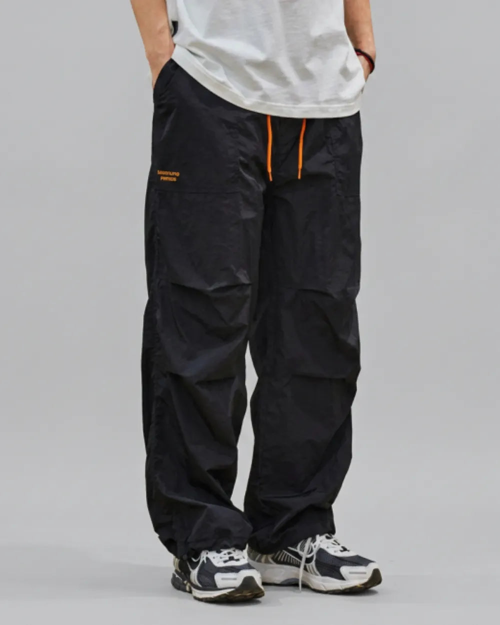 NYLON PARACHUTE CARGO PANTS W1684