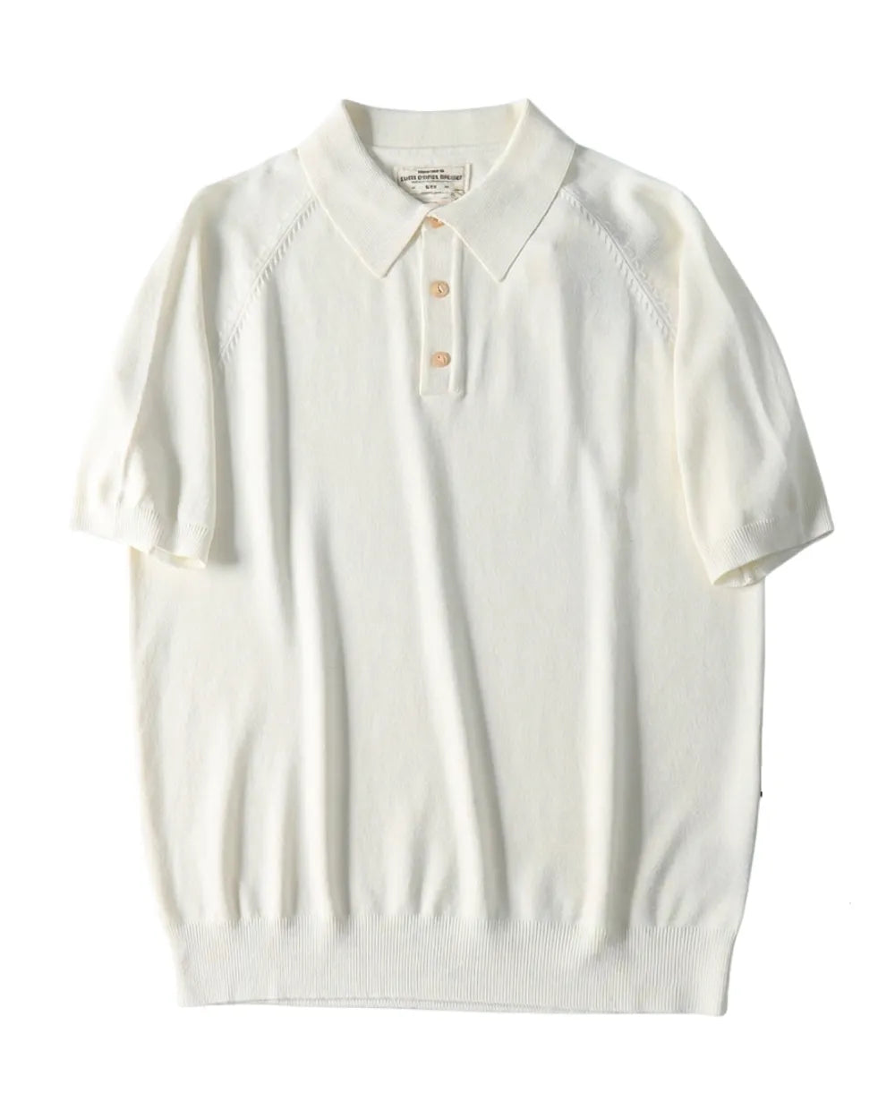 KNIT RAGLAN POLO W1793