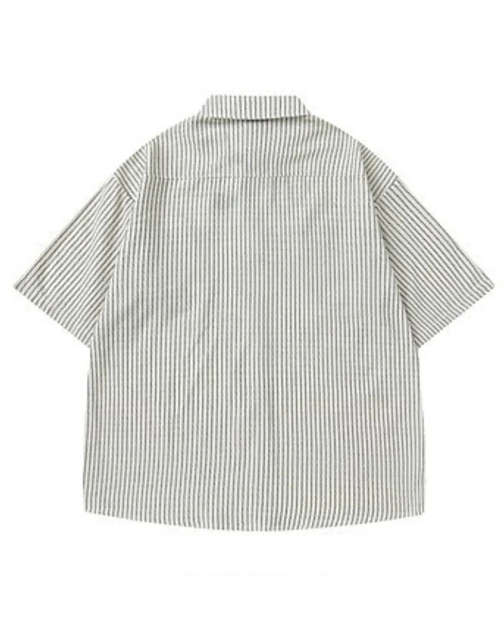 STRIPE LOOSE CASUAL SHIRTS W1734