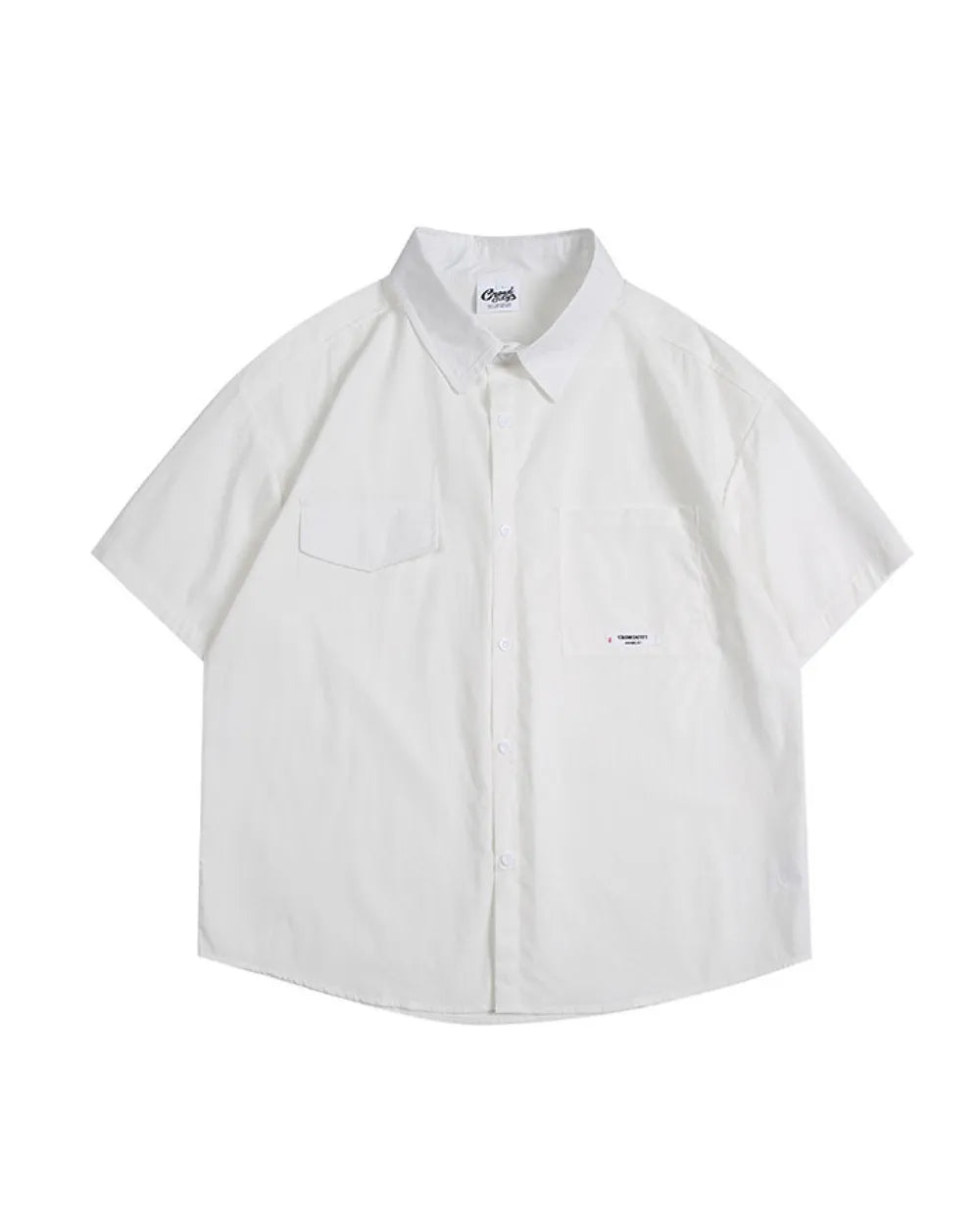LOOSE SOLID POCKET SHIRTS W1792