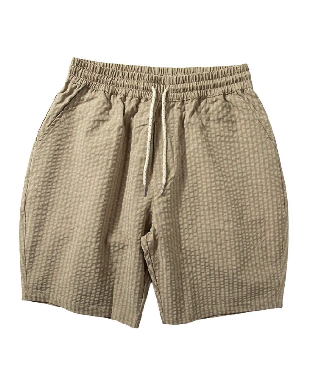 POLYESTER CHECK SHORTS W1728
