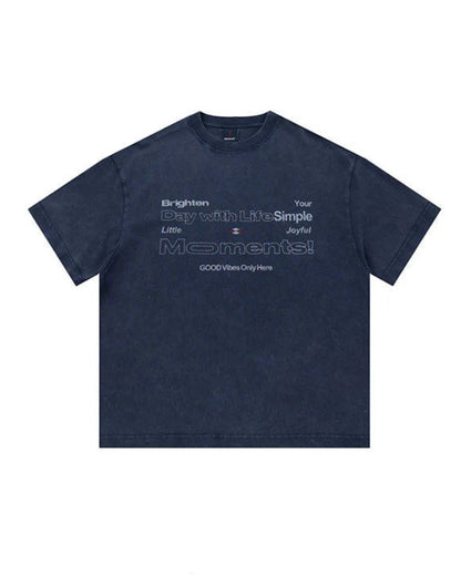 WASHED GRAPHIC TEE W1777