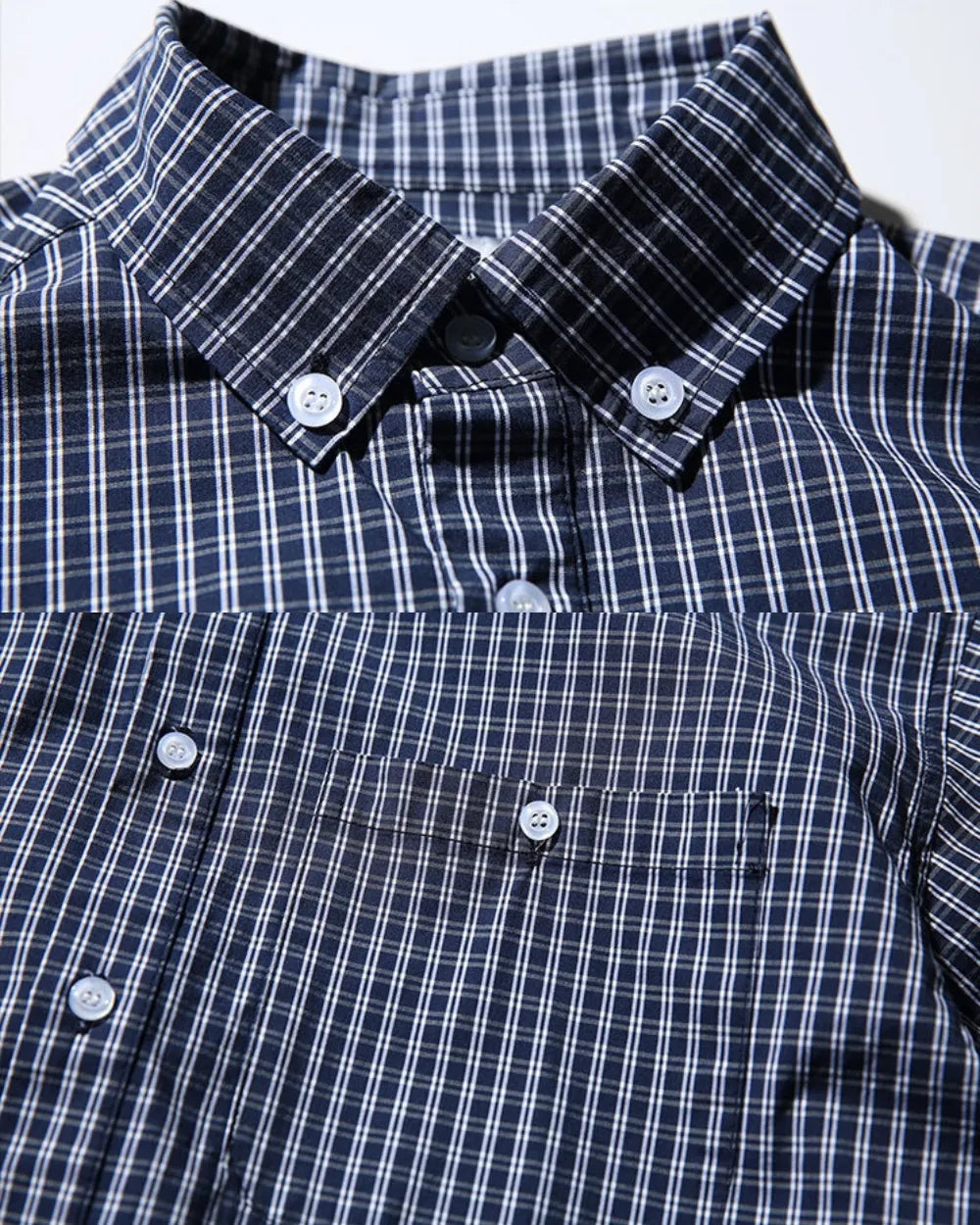 SHORT SLEEVE CHECKED SHIRTS W1668