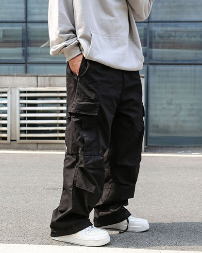 WIDE RIPSTOP CARGO PANTS W1618