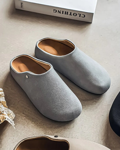 SUEDE CLOG SANDALS W1806