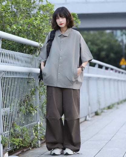 LOOSE PATCH POCKET SHIRTS W1757