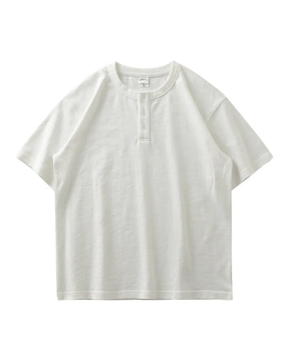 HENLEY NECK TEE W1761