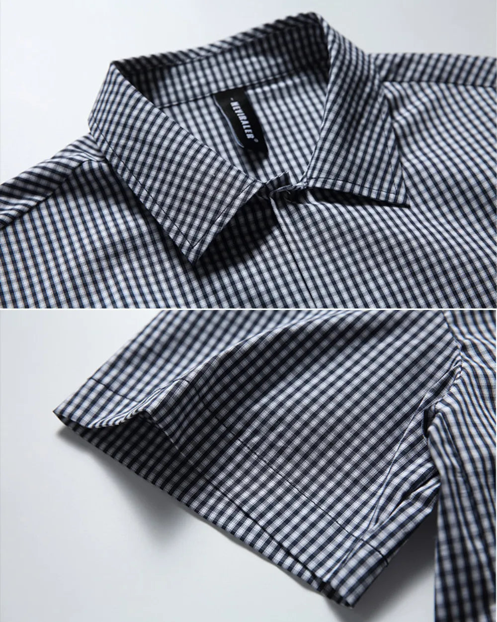 CHECKERED LOOSE SHIRT W1770
