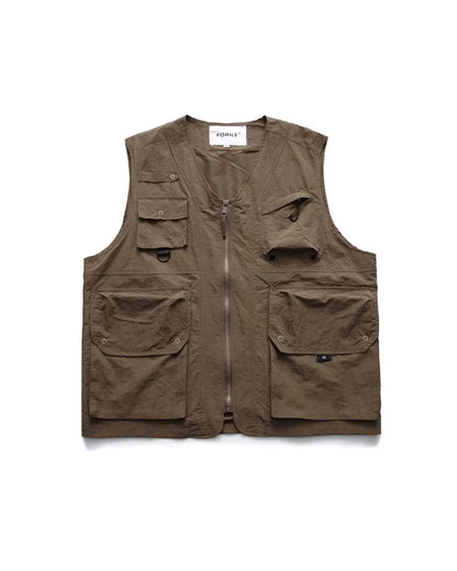 LOOSE CASUAL POCKET VEST W1697