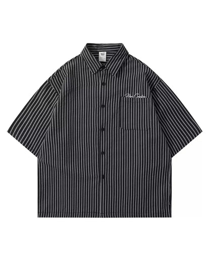 STRIPE COTTON SHIRTS W1672