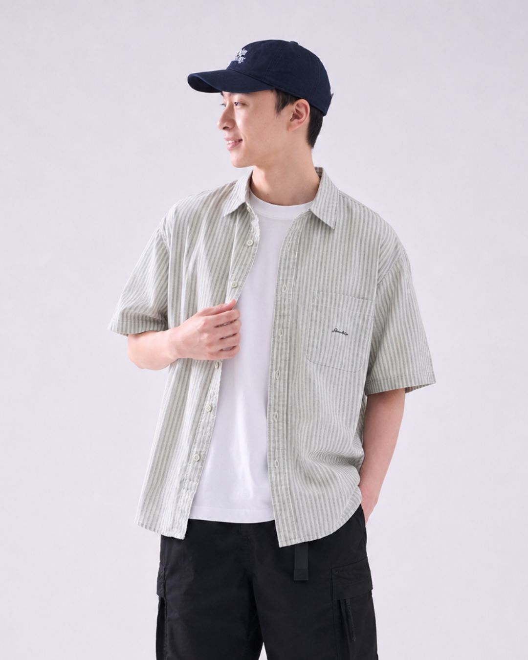 COTTON STRIPE SHIRTS W1620