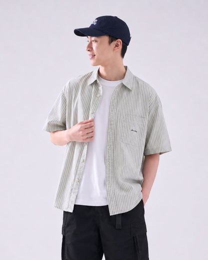 COTTON STRIPE SHIRTS W1620