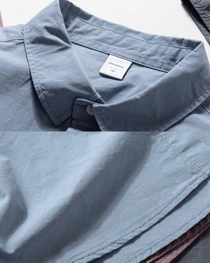 SOLID LOOSE SHIRTS W1739