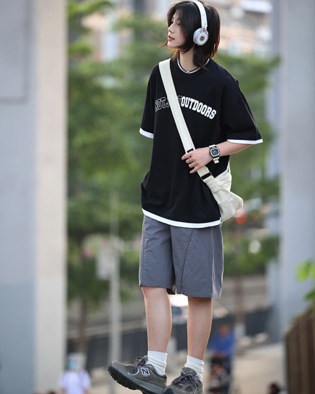 FAKE LAYERED T-SHIRT W1082