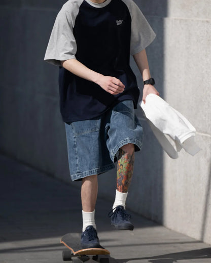 DENIM WORK EASY SHORTS W1772