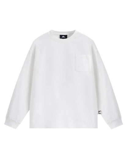 POCKET OVERSIZE LONG TEE W1580