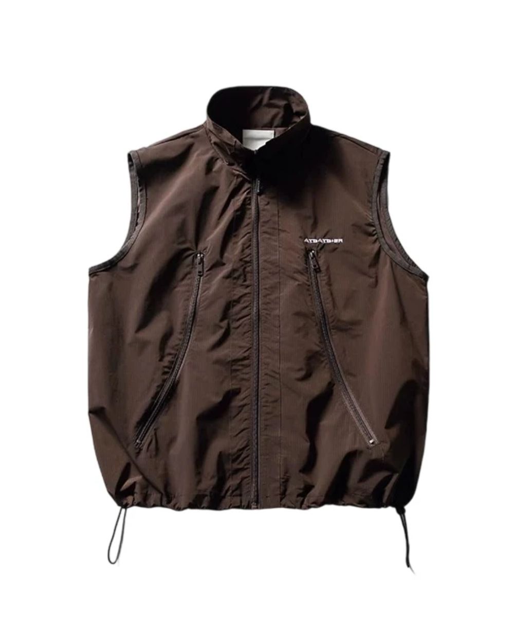 STAND COLLAR ZIP VEST W1800