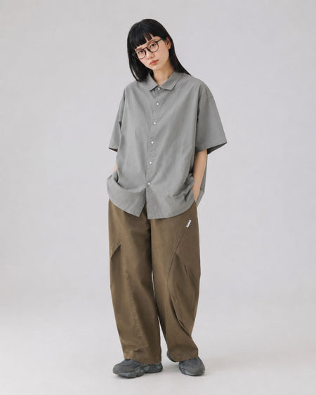 TUCK WIDE PANTS W1788