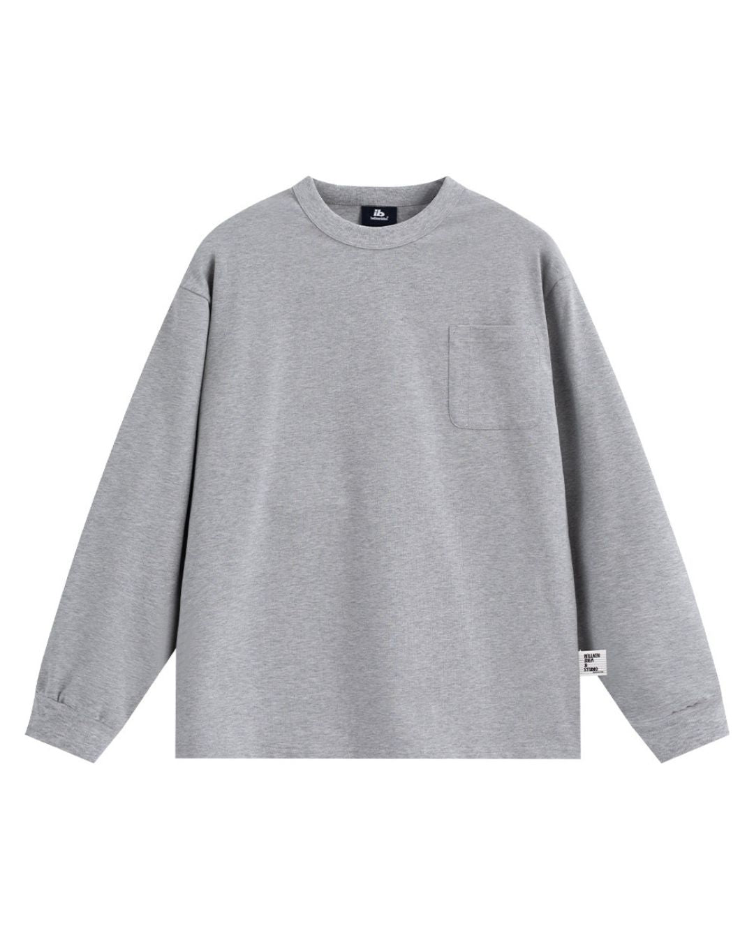 POCKET OVERSIZE LONG TEE W1580