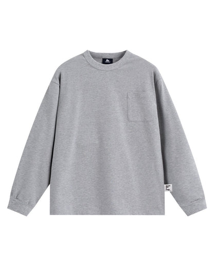 POCKET OVERSIZE LONG TEE W1580