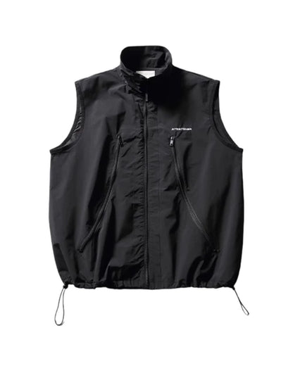 STAND COLLAR ZIP VEST W1800