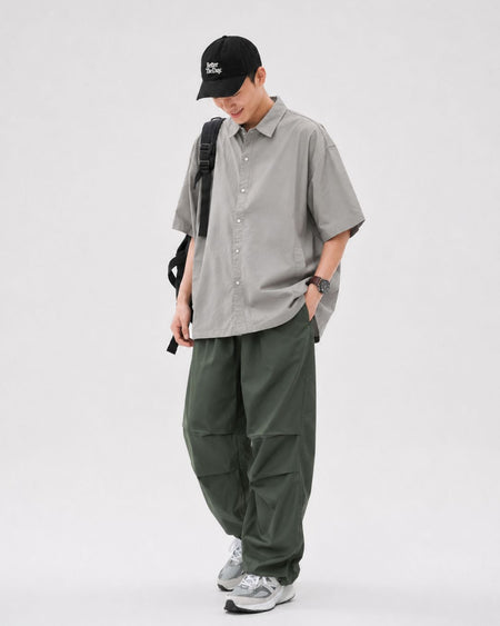LOOSE PATCH POCKET SHIRTS W1757