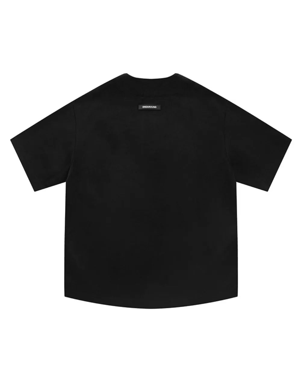 BASEBALL HENLEY NECK PRINT TEE W1686
