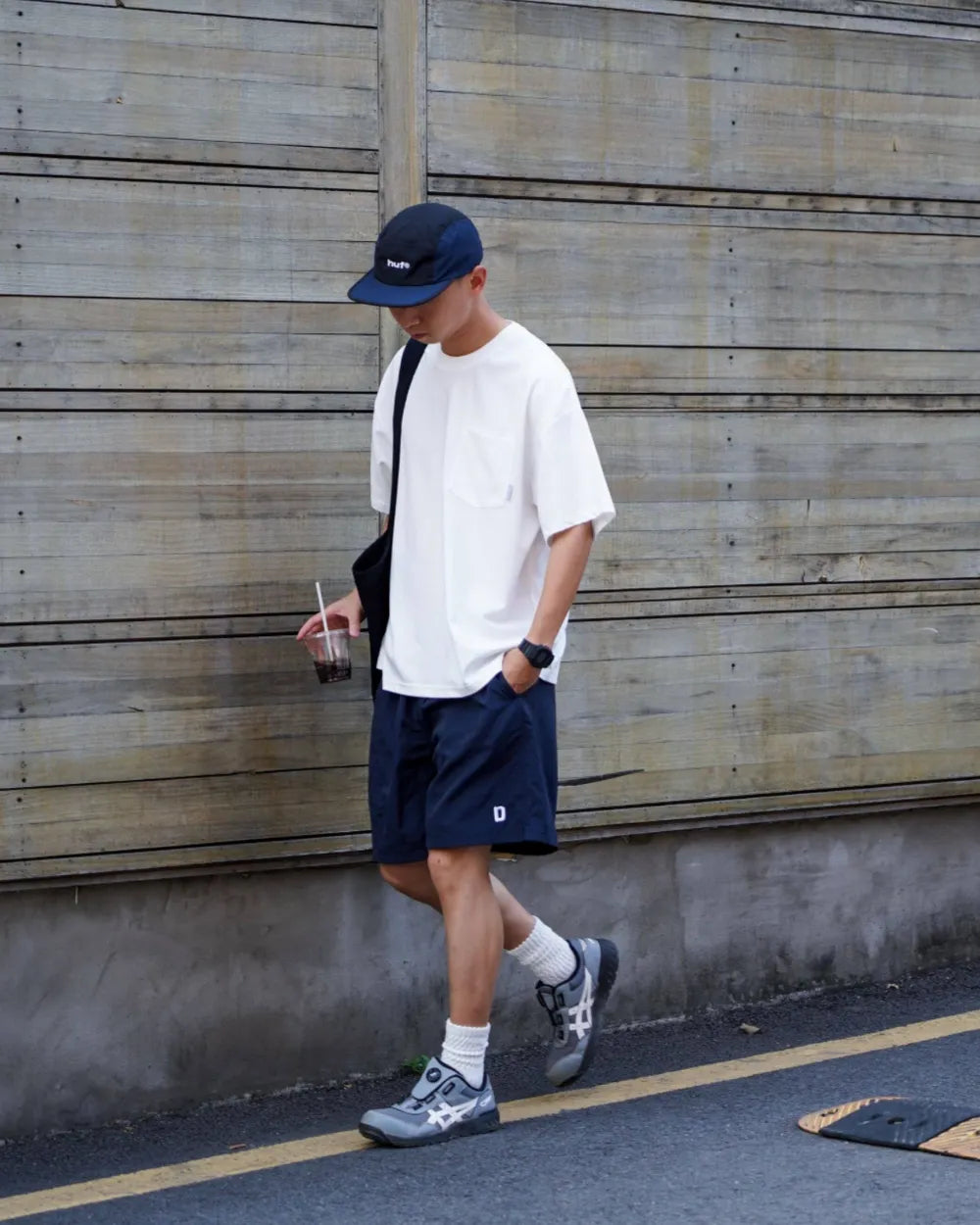 D EMBROIDERY NYLON SHORTS W1762