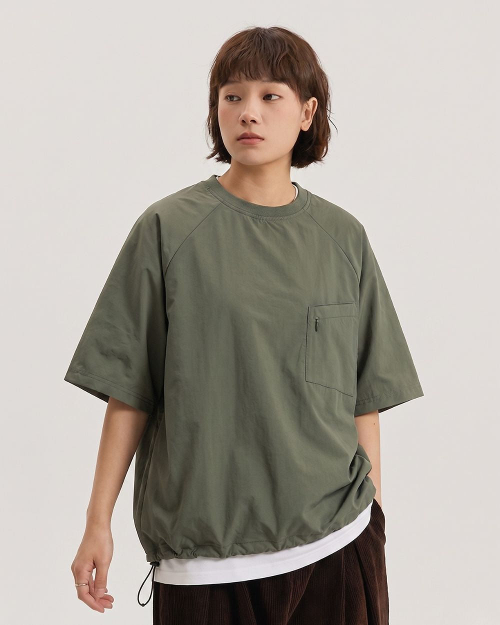 TECH DRAWCORD TEE W1628