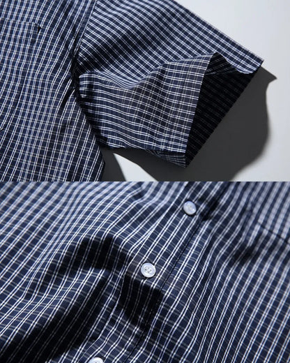 SHORT SLEEVE CHECKED SHIRTS W1668