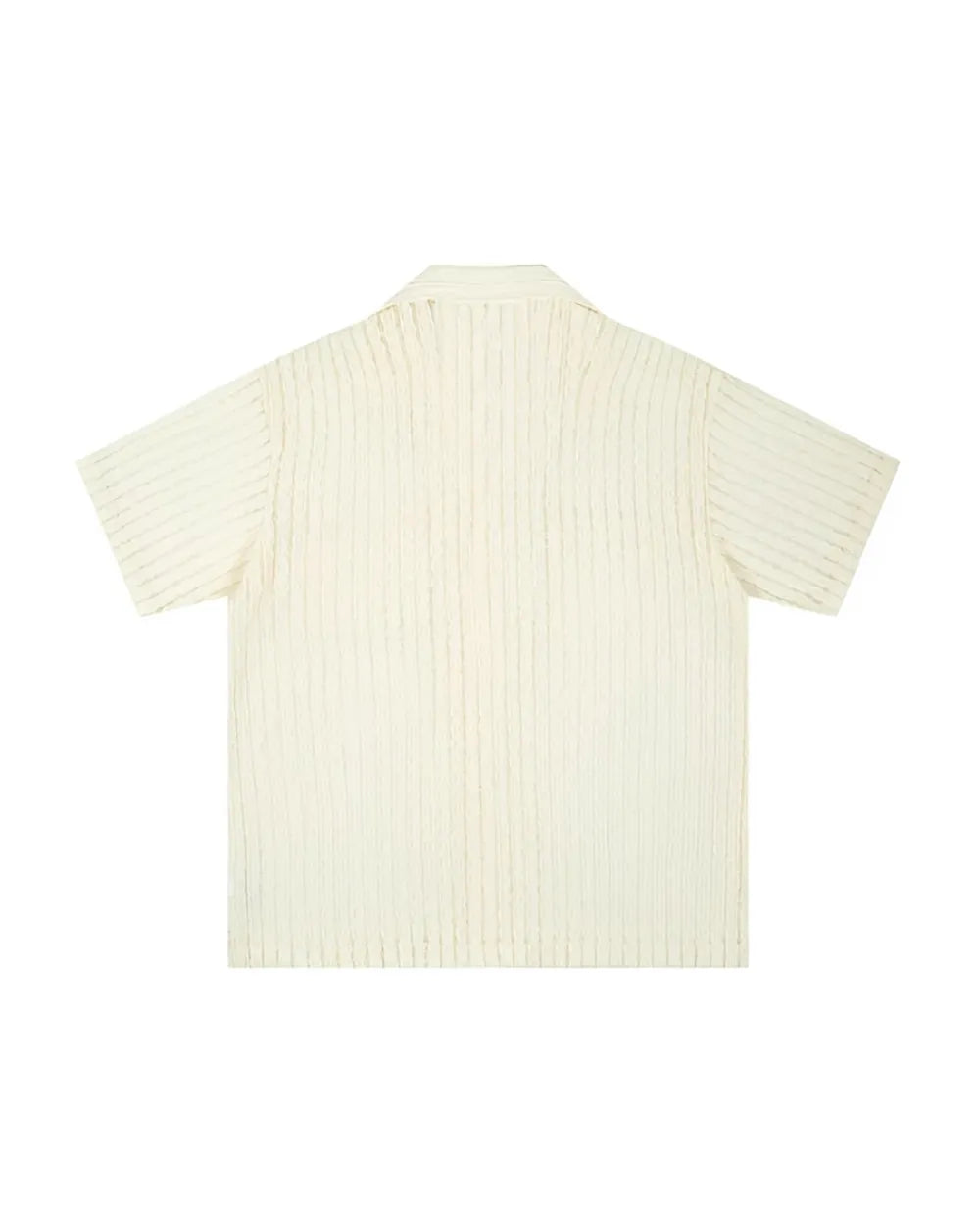 SHEER STRIPE SIMPLE SHIRTS W1706