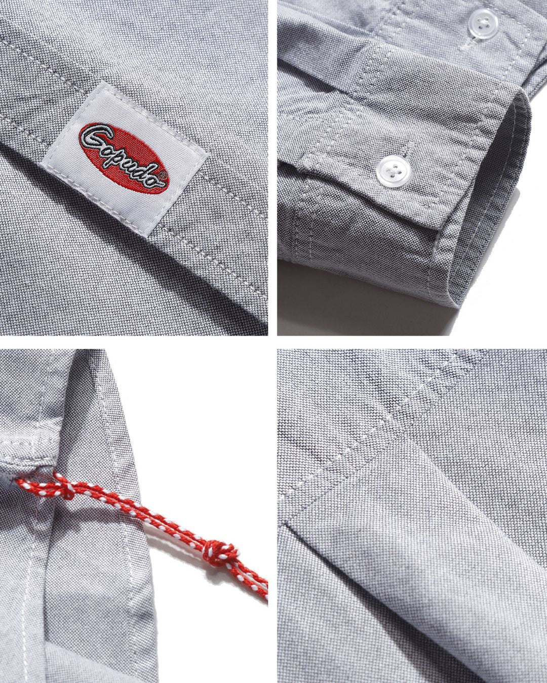 EMBROIDERED LONG SLEEVE SHIRT W1022