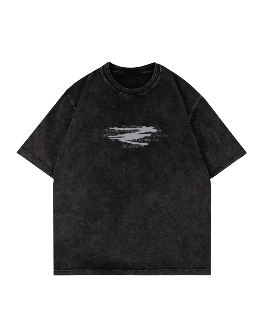 PIGMENT WASHED GRAPHIC T‑SHIRTS W1463