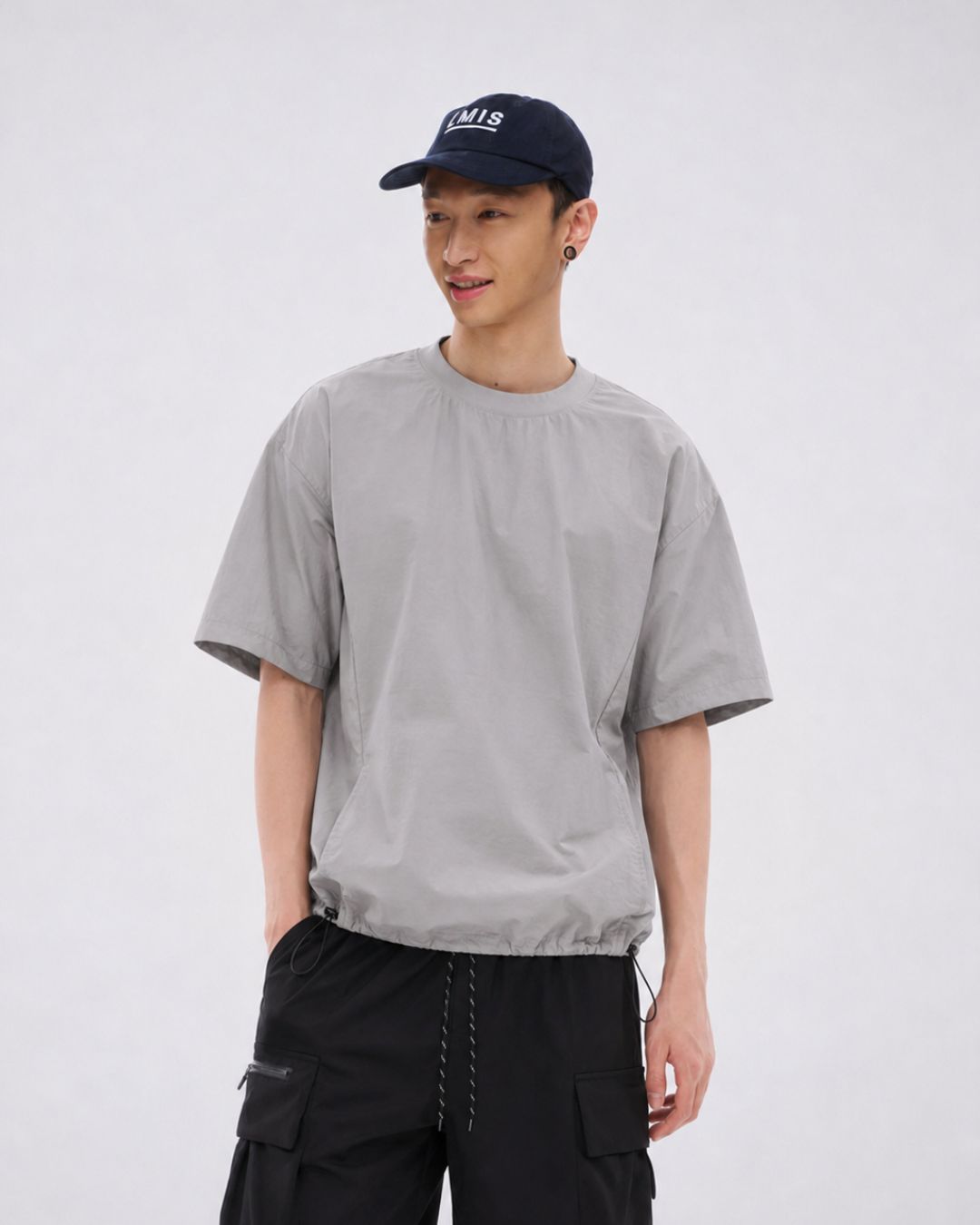 DRAWSTRING TEE W1650