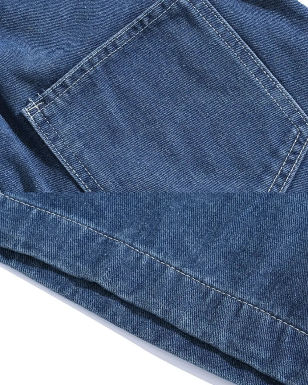 LOOSE POCKET DENIM SHORTS W1647