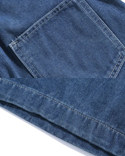 LOOSE POCKET DENIM SHORTS W1647