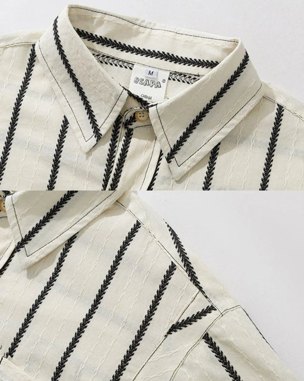 STRIPE WORK SHIRTS W1779