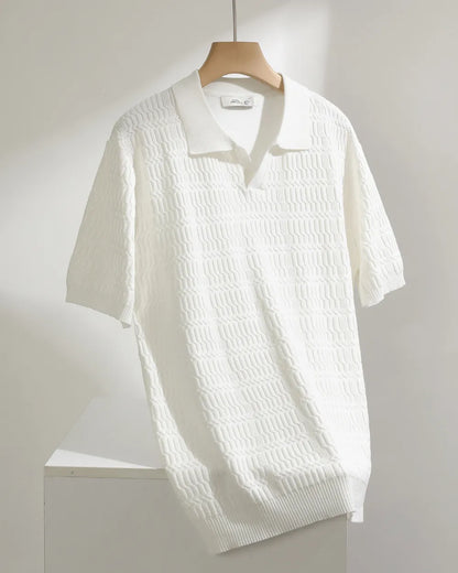 ICE SILK KNIT POLO SHIRTS W1750
