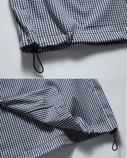 CHECKERED LOOSE SHIRT W1770