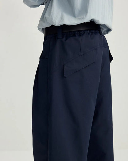 STRAIGHT LOOSE TUCK PANTS W1719