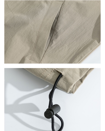 LIGHTWEIGHT WATER-REPELLENT HALF-ZIP TEE W1448