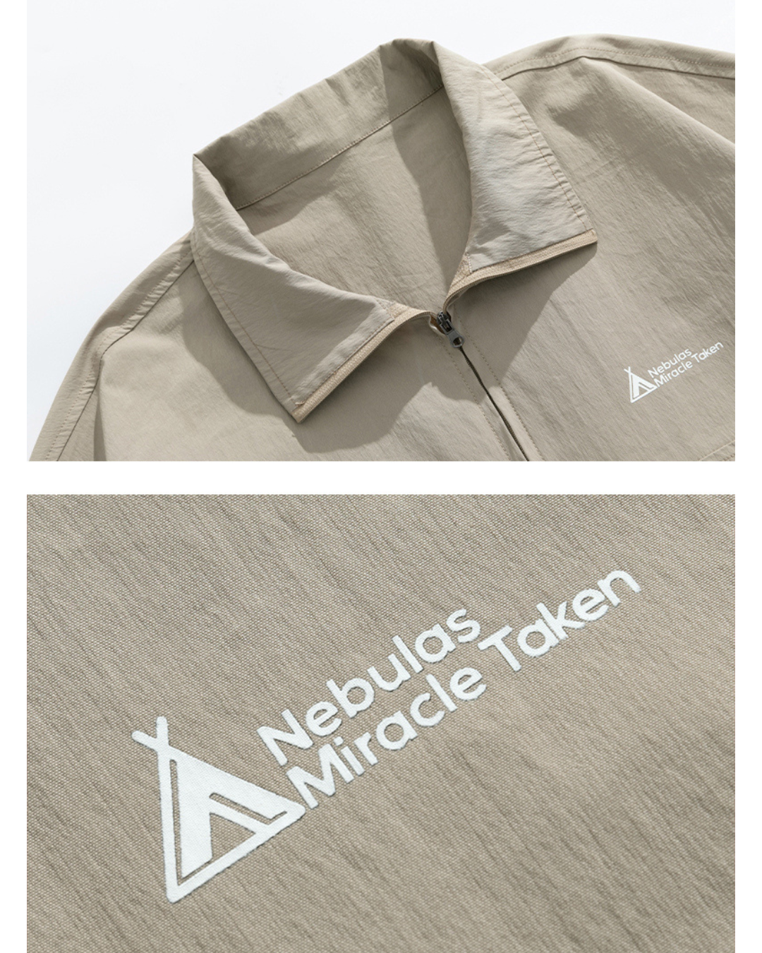 LIGHTWEIGHT WATER-REPELLENT HALF-ZIP TEE W1448